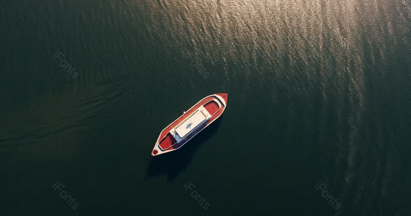 一望无际的大海上货船在急速行驶航拍视角摄影图,高清,摄影图,摄影图片,图片大全,摄影图免费下载